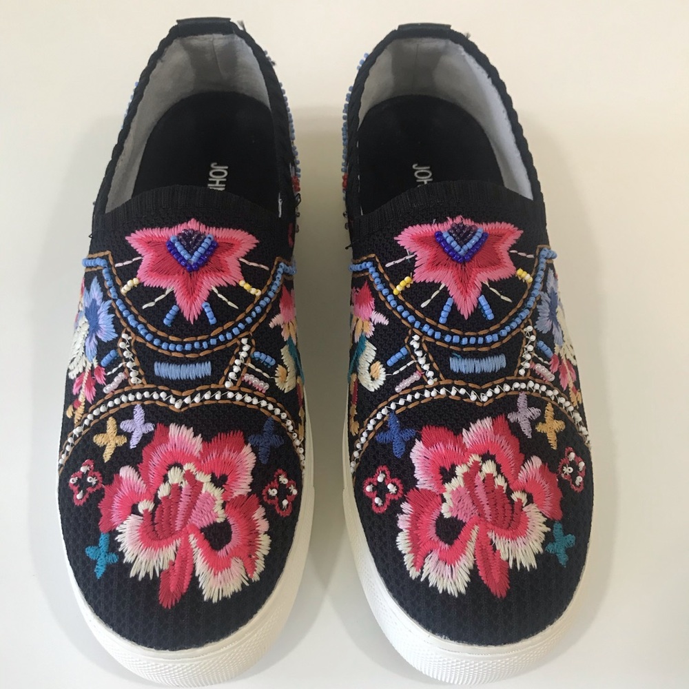 Johnny Was Festival Shoe Sneakers Size 8.5 39